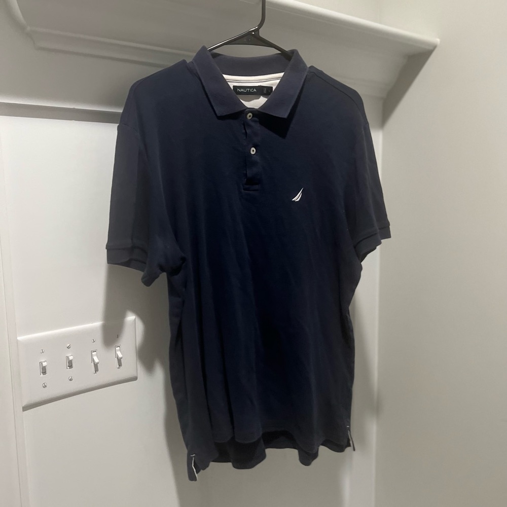 Large Navy Blue Nautica Shirt